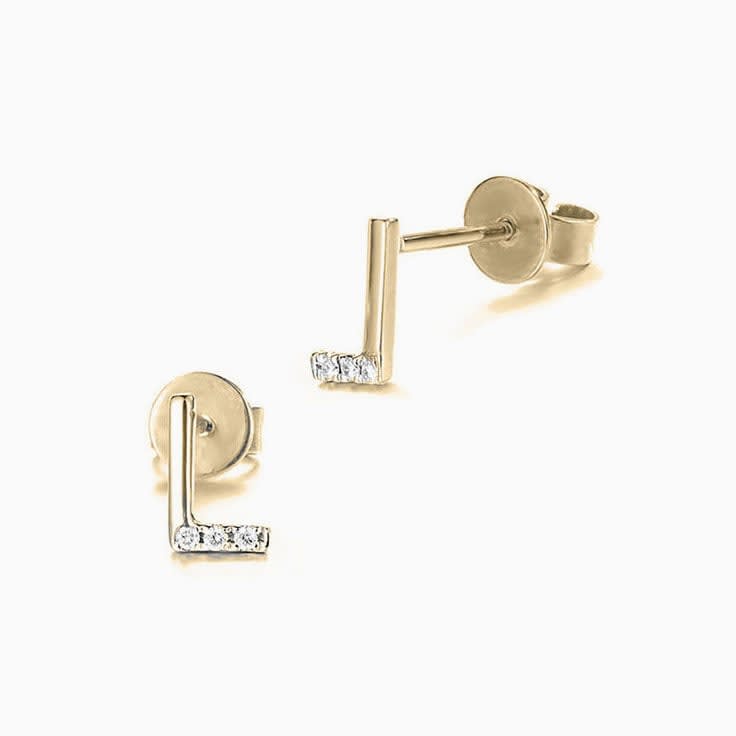 Initial Diamond Studs