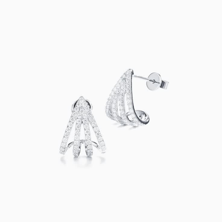 Multi Huggie Earrings
