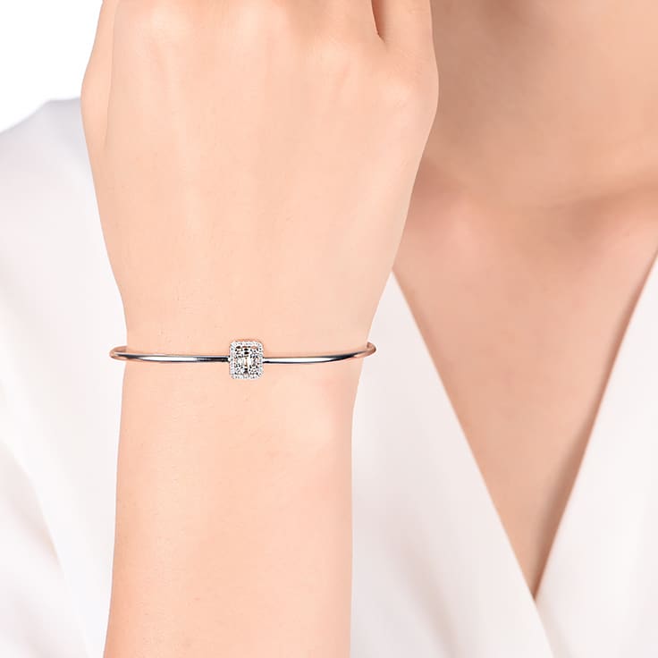 Baguette Cluster Bangle