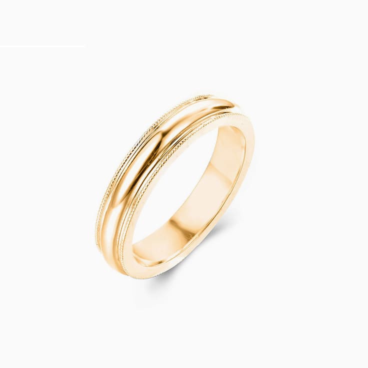 18k White Gold Mens Wedder