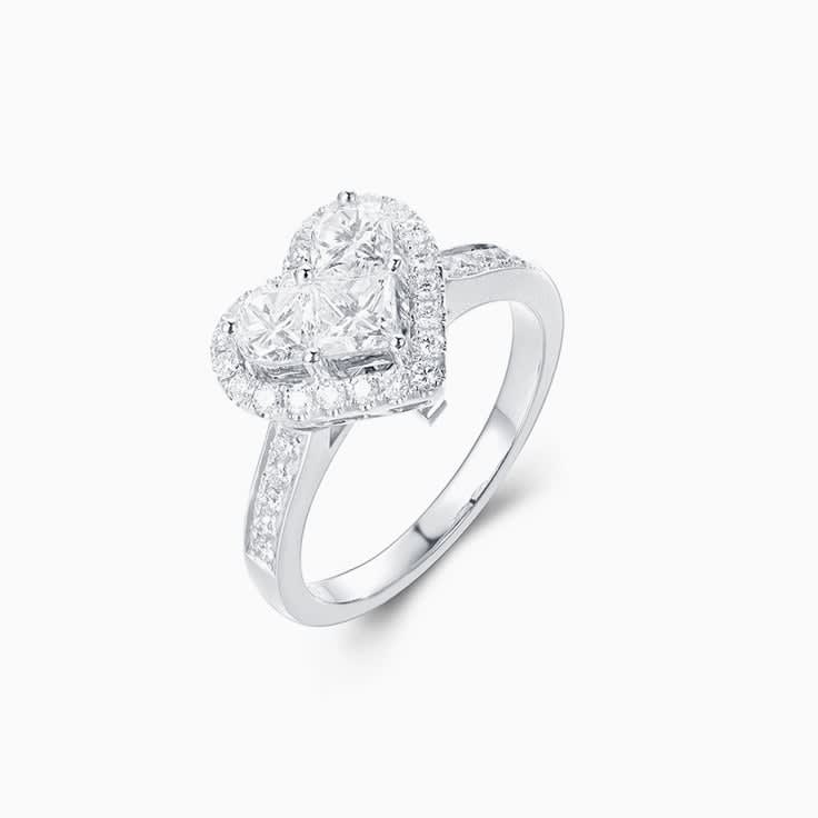 Heart Shape Diamond Ring