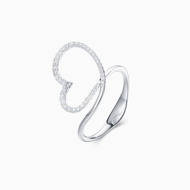 Heart Diamond Ring