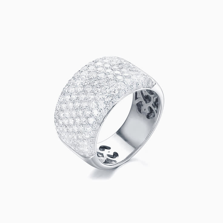 Pave Perfection diamond ring