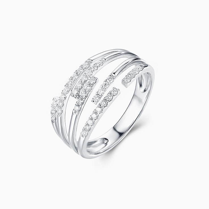 Multi Band Cuff Ring