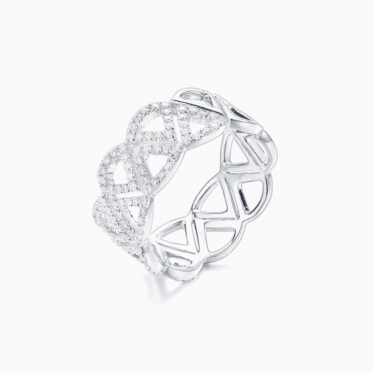 Triangle Diamond Dress Ring