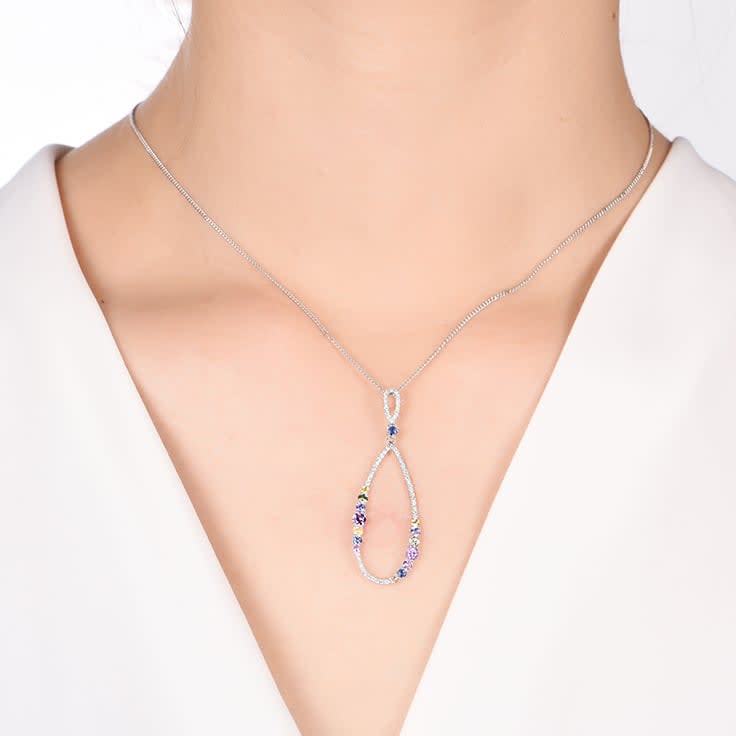 Sapphire and Diamond Pendant