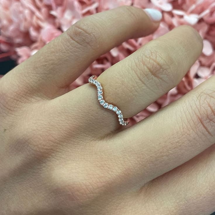 Diamond Wave Eternity Ring