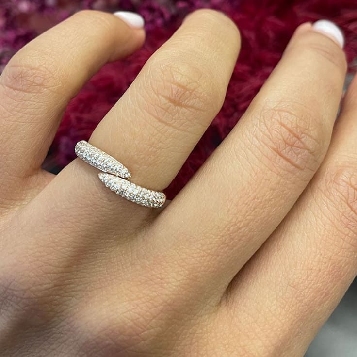 Diamond cuff ring 3234