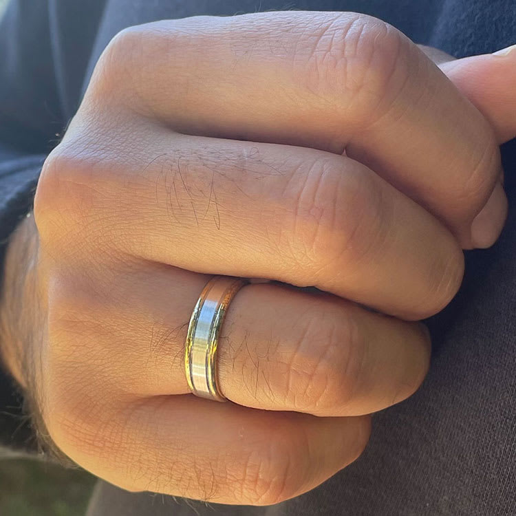 classic mens wedding ring 639A16