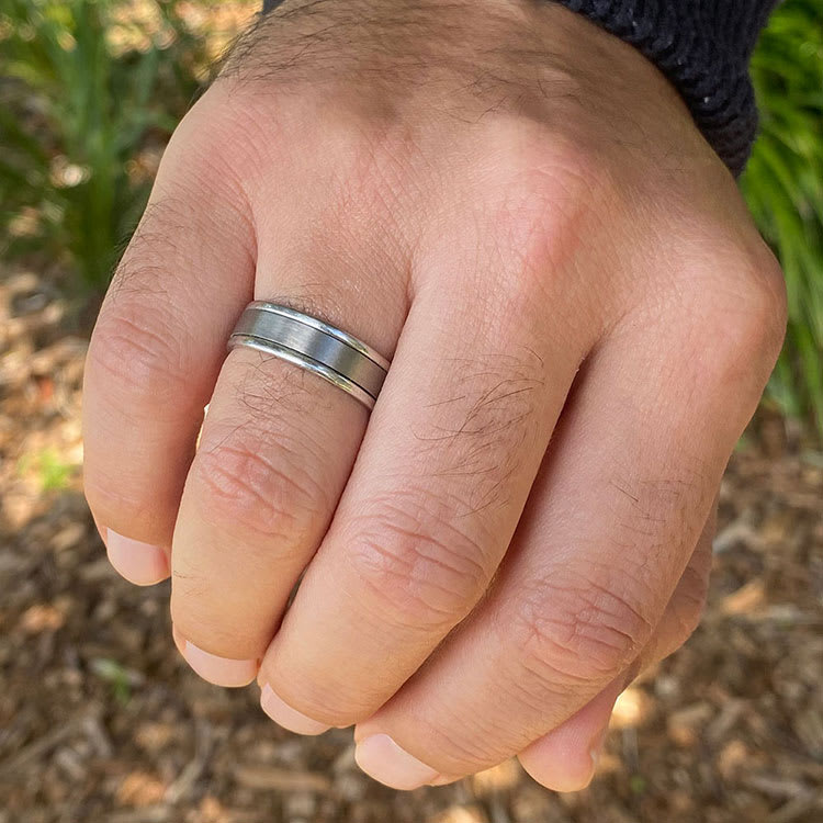 Mens wedding ring 639A17