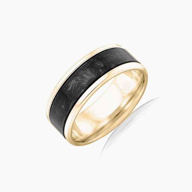 Black Spectrum Mens ring J4371