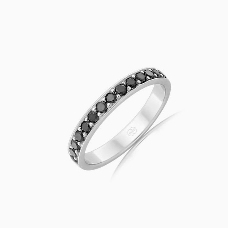 Black Diamond wedding ring B4284