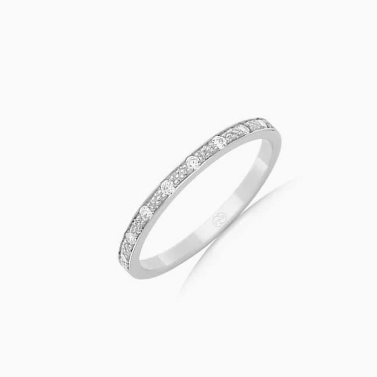 Miligrain and Diamond Wedder F3744
