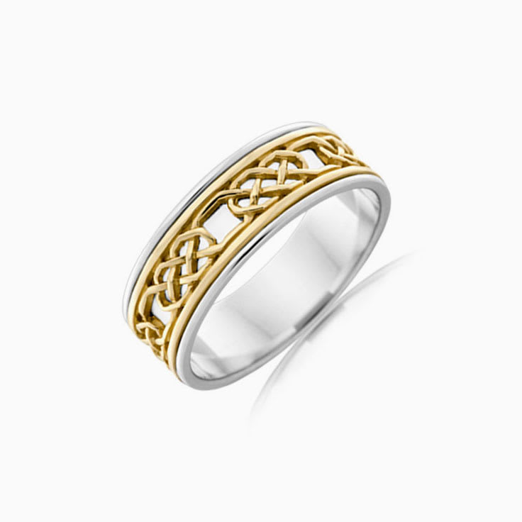 Pattern Mens Wedding Ring 2TJ2567