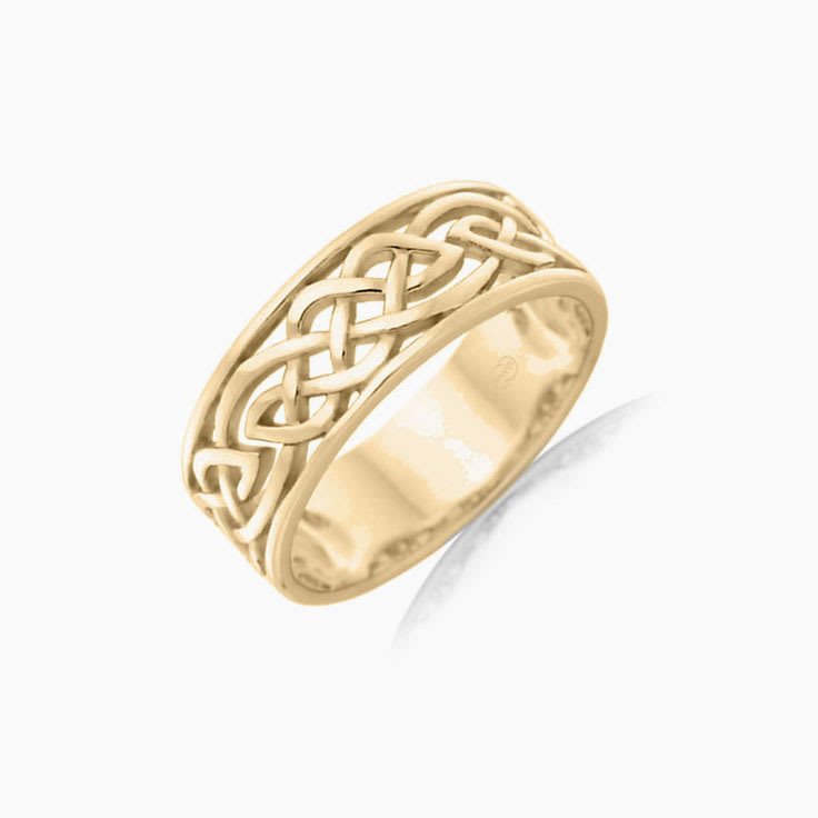 Carved Mens Ring J2648