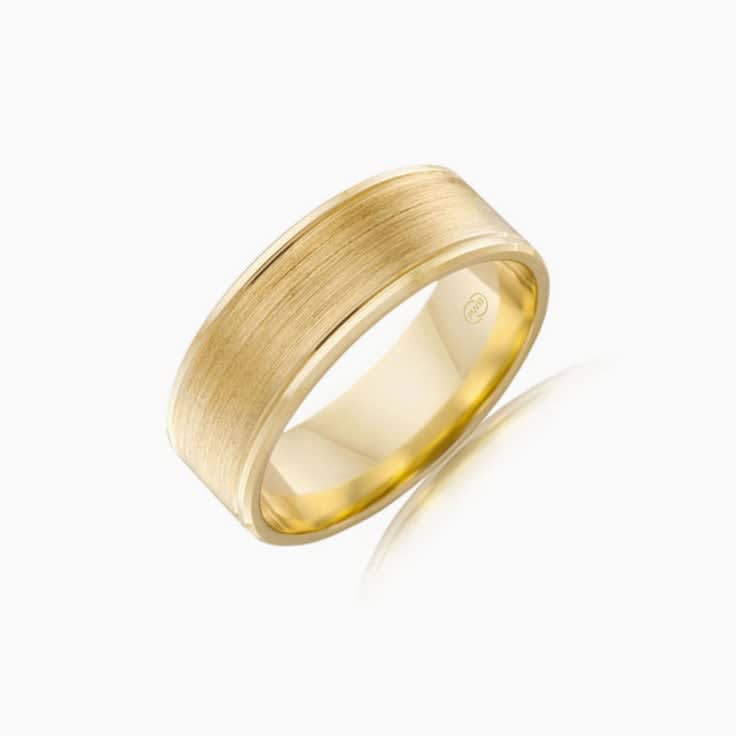 Simple Stacked Wedding Ring