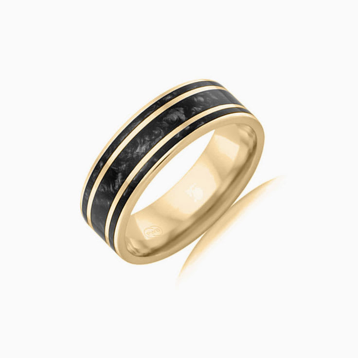 Black spectrum mens ring J4299