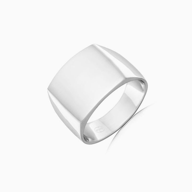 Classic Rectangle Signet Mens Ring