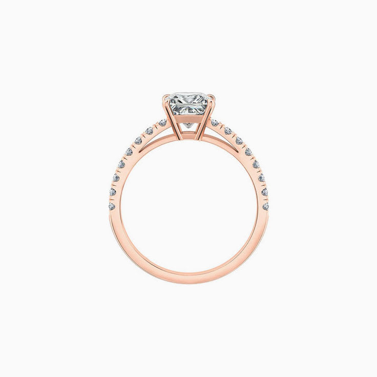 1 carat lab grown diamond ring