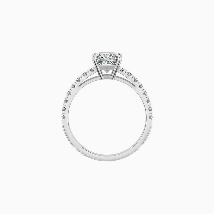 1 carat lab grown diamond ring