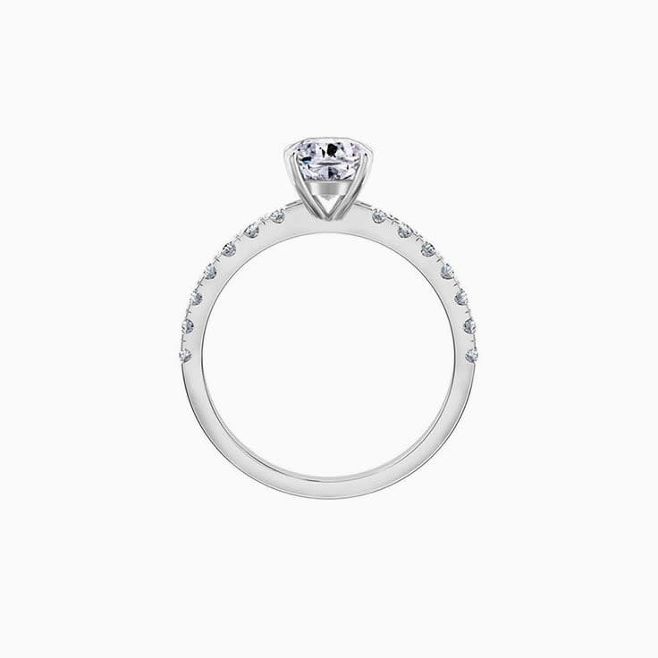 1 carat lab created diamond ring