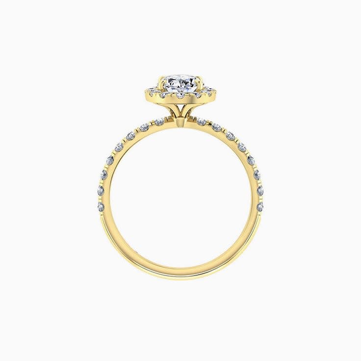 Oval Cut Diamond Engagement Ring With Halo