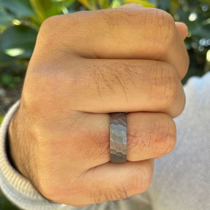 Hammered finish Tantulam Ring 292A26
