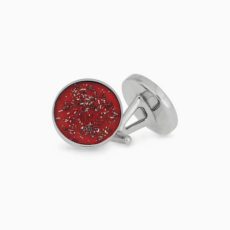 Red Stardust Cufflinks