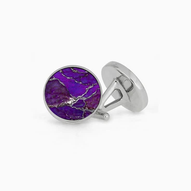 Lightning turquoise cufflinks