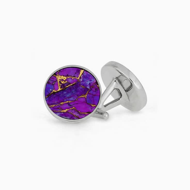 Lava turquoise cufflinks