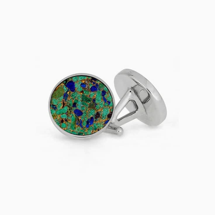 Desert mosaic cufflink