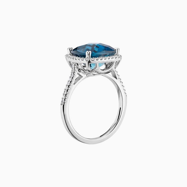 London Blue Topaz Cocktail ring