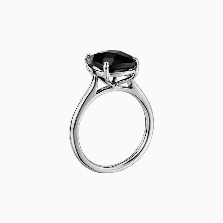 Black Onyx on a plain band