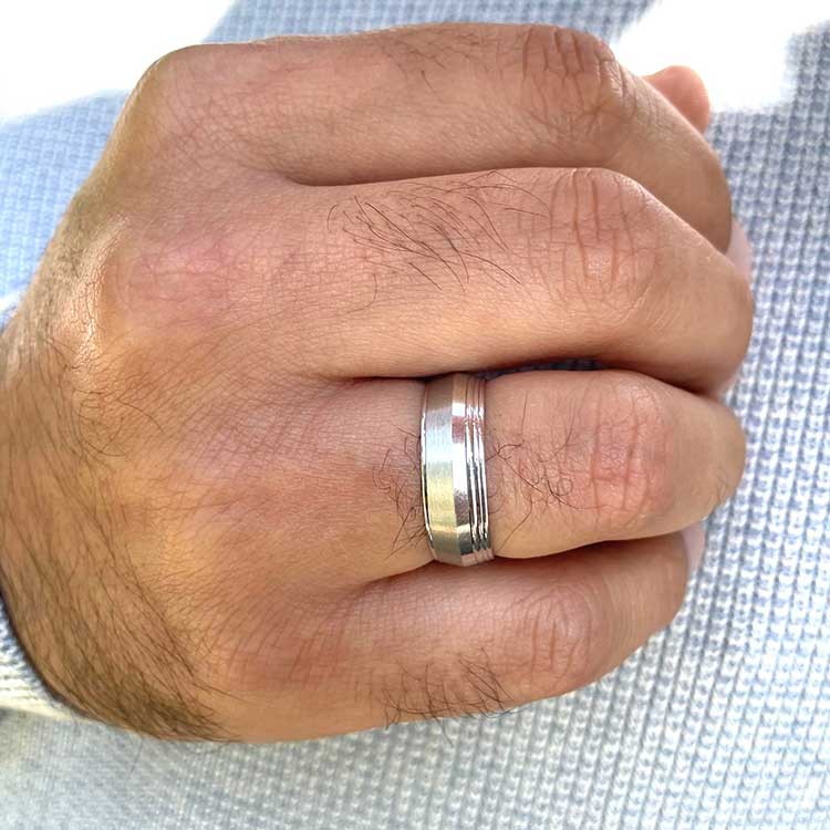 mens wedding ring 6012