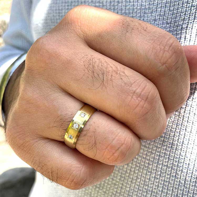 mens diamond ring 7038