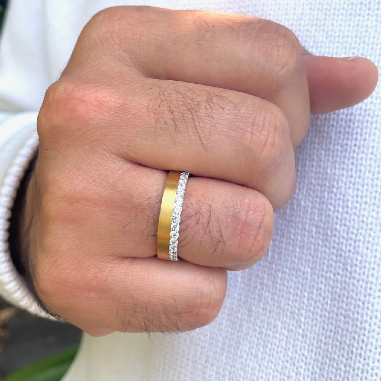 Diamond mens ring 7079