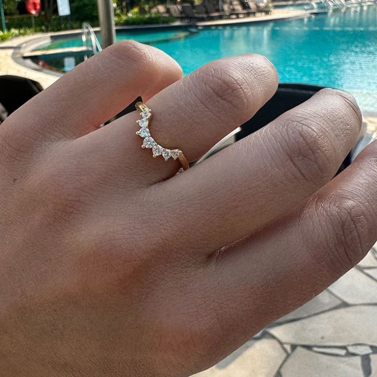 Womens Tiara Diamond Ring