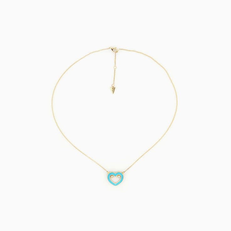 Turquoise and Diamond Necklace