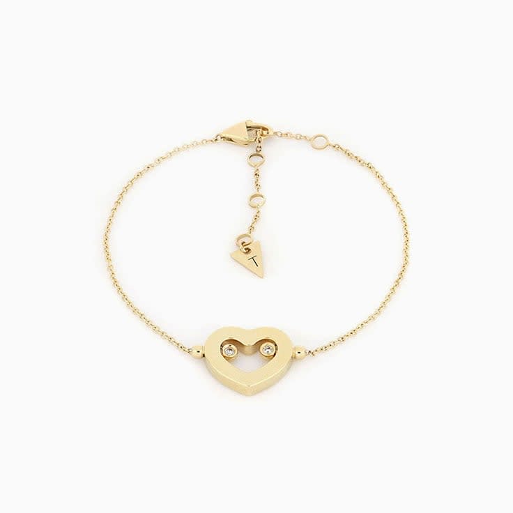 Gold Bracelet With Diamonds